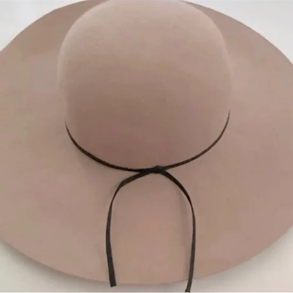 Nordstrom Brass Plum (BP) Wool Floppy Hat in Rose Pink - Picture 11 of 11